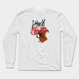 Attack Squirrel x Girl Wasted Long Sleeve T-Shirt